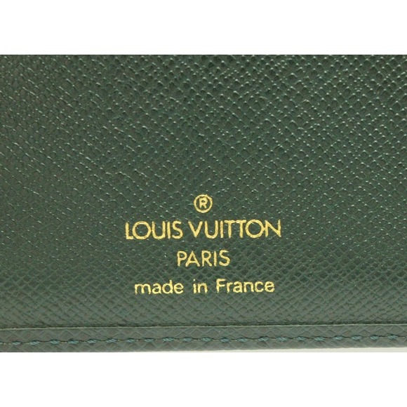 Louis Vuitton Taiga Porte Valeur Cult Credit Bill Green - Picture 9 of 9